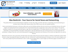 Tablet Screenshot of maxbacklink.com